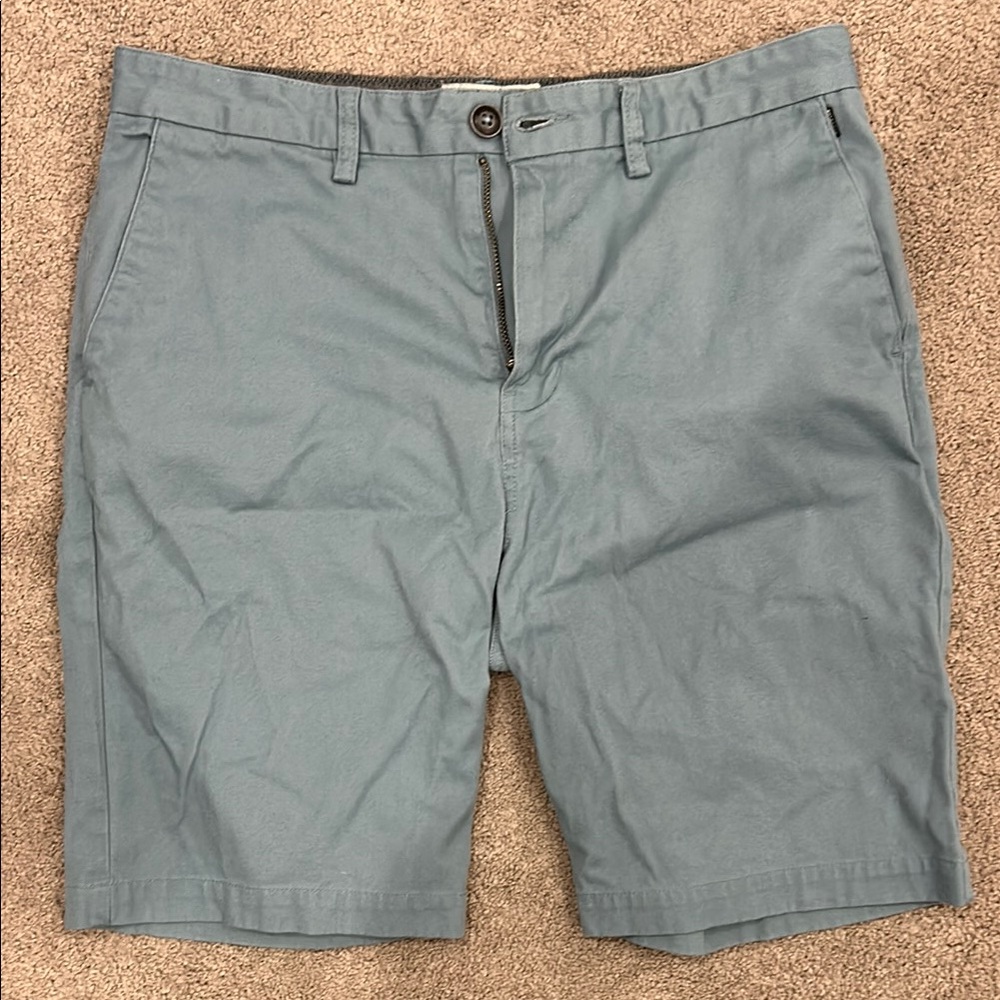 Billabong Blue Flat Front Shorts Casual Style